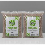 Aymen Çiçekçilik 2 Adet 10 Litre 4-8 mm Ponza Taşı - Tarım Pomzası (TOPLAM 20 LİTRE) - Volkanik Pomza Taşı - 20 Litre
