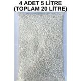 Aymen Çiçekçilik 4 Adet 5 Lt Tarım Perliti Köklendirici Perlit (Toplam 20 Litre) Drenaj Düzenleyici Premium Kalite