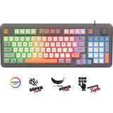 Aymestore K82 Numerik Tuş Süper Hafif Süper Sessiz Gaming & Office Göstergeli Ses ve Rgb Kontrol Oyuncu Klavye