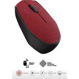Aymestore Kırmızı Kablosuz USB 2.4ghz Terletmez Kumaş Fabric Yüzey 1.200DPI Hafif Kablosuz Mouse - Renkli