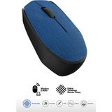 Aymestore Mavi Kablosuz USB 2.4ghz Terletmez Kumaş Fabric Yüzey 1.200DPI Hafif Kablosuz Mouse - Renkli