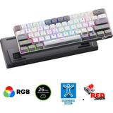 Aymestore T60 Max Pro Türkçe Q Mini Rgb Red Switch App Uygulamalı Antighosting Mekanik Gaming Oyuncu Klavyesi