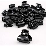 Aymeta Mini Mandal Toka 2.5 cm Küçük Boy Saç Tokası 6 Adet - Siyah