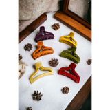 Aymeta Üçgen Model 6 Adet Büyük Boy 7 cm Mandal Toka - Renkli