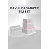 Aymir Ticaret 6'lı Set Bavul Içi Düzenleyici, Bavul Organizer, Valiz Düzenleyici Hurç