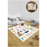 aymira home Katlanabilir Kılıf Hediye Oyun Matı Halı Türkçe Kelime Öğrenme Çocuk Bebek Odası