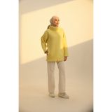 aymiramoda Tesettür Oversize Boğazlı Sweat Tunik