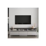AYMOBSAN Atlas 3 Kapaklı Tv Ünitesi 160 cm Antrasit- Sis Gri