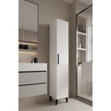 Aymobsan Mundo Tek Kapılı Banyo Dolabı Çok Amaçlı Dolap - Beyaz - Renk