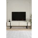 AYMOBSAN Serenity Metal Ayaklı Tv Ünitesi 180 cm - Atlantik Çam
