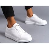 Aymood SLW151 Boost BT Siyah Bağcıklı Cilt Erkek Günlük Ayakkabı