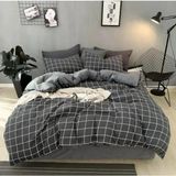 Ayn Home Collection Siyah Ekose Nevresim Takımı - 200 x 220 cm