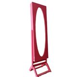 Ayna 13621 Takı Dolabı Boy Aynası Mdf Parlak Pembe Lake Natüre Klasik El Yapım