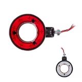 Ayna Alti Kupe Ici Bos 18 Ledli 120Mm 12V-24V Beyaz - Kirmizi - Fr0330-Wr
