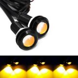 Ayna Altı Led Kartal Gözü Gündüz Farı Led Amber Turuncu 1 Çift
