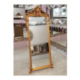 Ayna Denizi Vintage Madam Model Altın Renk Dekoratif Ayaklı Boy Aynası