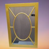 Ayna-Dresuar 18158 Motifli Parlak Gold Kayın Torna İtina Paket Kargo El Yapım