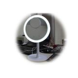 Ayna Meltem Esinti Fanlı Ledli Makyaj Aynası Dekoratif Hediyelik MKTB-Knm-C0656