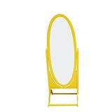 Ayna Oval 17969 Model Ahşap Kayın Ve MDF Parlak SARI Lake flotal Ayna El Yapım