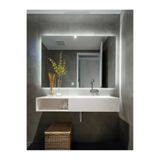 AYNA TASARIM DOKUNMATIK SENSÖRLÜ LED'Lİ 80X80 CM KARE BANYO & LAVABO & SALON & MAKYAJ &DUVAR &YATAK ODASI AYNASI
