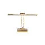 Ayna Üstü Led Banyo Aplik Tablo Resim Çerçeve 7w Gün Işığı 35 Cm Flüt Elektrikli Gold Banyo Apliği