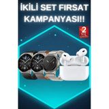 Aynalı Bluetooth Kulaklık Yeni Nesil Akıllı Saat Titreşimli Nabız Ölçer Spor Modları Mir66738848