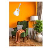 Aynalı Duvar Süsü (Sticker) 2 Adet Gitar Şekilli 34x15x0,6cm
