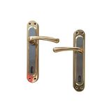 Aynalı Kapı Kolu Tipi Altın Metal Oda Kapı Kolu 1410 - 001-Renkli - Option-1