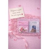 Aynalı Kartlı Mini Çiçek Buketi – Anneye Anneler Günü Hediye Seti | Love Flowers Mini Buket
