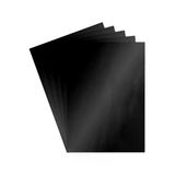 Aynalı Metalik Metalize Fon Kartonu Siyah 50x70cm 5 Adet Tek Renk
