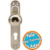 Aynalı Nikel Kapı Tokmağı Topuzu Kolu Metal Tokmak Yale