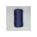 Aynalı Simli Polyester Makrome İp (200 gr.) - Lacivert