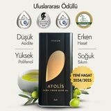 Ayolis Premium Gurme Ayvalık Zeytinyağı 5 Lt Ödüllü Yüksek Polifenollü Erken Hasat Soğuk Sıkım Natürel Sızma Zeytinyağı
