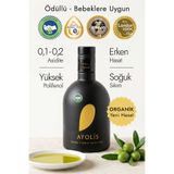 Ayolis Premium Organik Zeytinyağı 500 ml Ödüllü Soğuk Sıkım Bebek Natürel Sızma Zeytinyağı