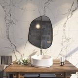 Aypars Atölye Asimetrik Modern Ayna – İnce Çerçeveli Duvar Dekoru – Siyah, 6 Boyut – Minimalist Dekoratif Tasarım