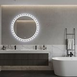 Aypars Atölye Luna Dot Led Banyo Aynası – Dimming Touch Sensörlü Beyaz Işık 6500k
