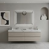 Aypars Atölye Luna Frame Gold Led Banyo Aynası – Dokunmatik Dimmerli - 6500 Beyaz Işık
