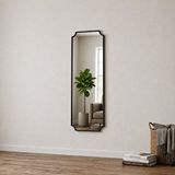 Aypars Atölye MDF çerçeve Modern Boy Aynası 40x120 Cm – Minimalist Çerçeveli Dekoratif Duvar Aynası 2026 Trend