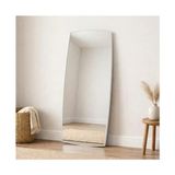 Aypars Atölye Modern Beyaz Banyo Aynası 40X120 cm – Asimetrik Minimalist Dekoratif Duvar Aynası - 40 x 120 cm