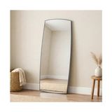 Aypars Atölye Modern Gri Banyo Aynası 40X120 cm – Asimetrik Minimalist Dekoratif Duvar Aynası - 40 x 120 cm