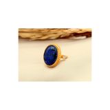 Ayra Silver 925 Ayar Gümüş Lapis Lazuli Taşlı Yüzük | El İşi Otantik Kadınlar İçin Takı