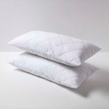 Ayrex %100 Pamuk 2 Adet Kapitoneli Yastık Alezi Koruyucu Koruyucu Yastık Kılıfı 50 x 70 cm - Çok Renkli - genel