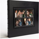 Ayrex 10X15CM 500'LÜK Siyah Deri Fotoğraf Albümü Büyük Boy - Renkli - Genel