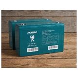 Ayrex 12V-40AH (32AH) Amper Dar 2'li Paket E-Bıke Akü-Yeni Tarihli Ebatlar: 267X78X170MM - 1 Adet