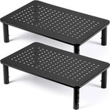 Ayrex 2 Paket Masaüstü Yükseltici, 3 Yüksekliği Ayarlanabilir Monitör Standı, 2 Monitör, Pc,
