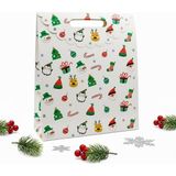 Ayrex 25X32 cm Premium Kalite Yılbaşı Hediye Paketi – Zarf Model Karton Çanta, Yılbaşı Hedi - Genel