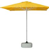 Ayrex 2x2 Metre Bahçe Şemsiyesi - 300 gr Kalın Kumaş, 50 mm Alüminyum Gövde - Kafe, Havuz, Ter - Genel