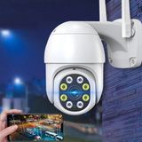 Ayrex 360 Dönebilen Kablosuz Wifi Ip Kamera Speed Dome 1080P Full Hd 2 Mp Gece Görüşlü Hareketl - Genel