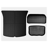 Ayrex (3'lü Set) T Parts Tesla Model Y 3D Havuzlu Bagaj Havuzu Seti, Tpe Malzeme Kırılmaz Su Geç - Çok Renkli