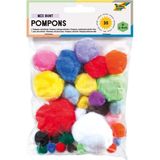 Ayrex 50309 Ponpon Set Basic Renkler - Çok Renkli - Genel